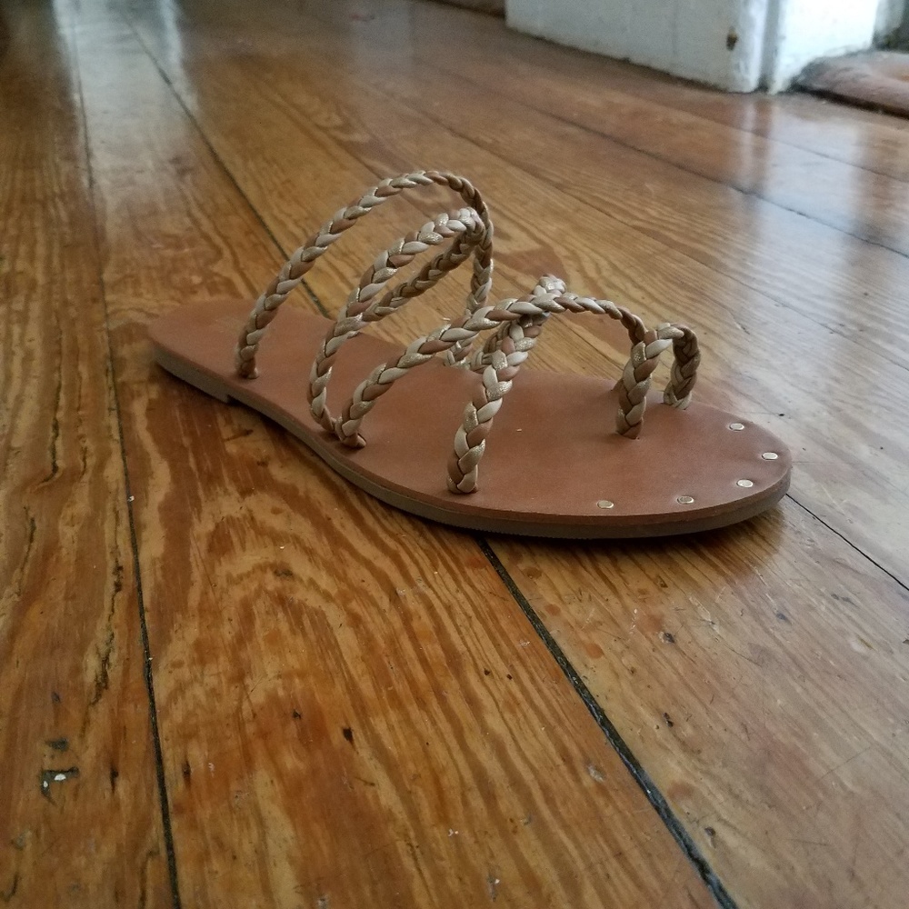Barely Worn Strappy Sandals